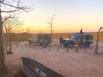Caprivi Strip buffalo hunting vehicles