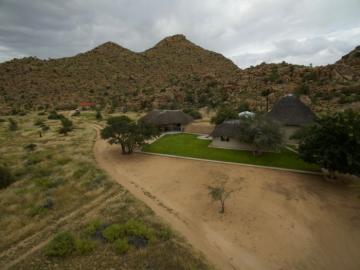Namibia Hunting Lodge aireal photo