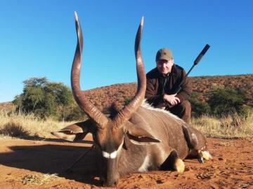 Spiral Horn trophy Nyala