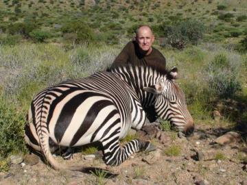 Namibia Bow Hunt Mountain Zebra