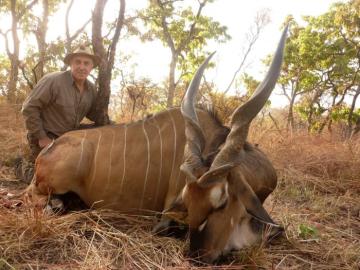 Hunter with Lord Derby Eland Safari in Cameroon's Northern Savanna 2