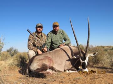 Free-Range Gemsbok in Namibia