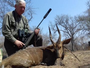 Spiral Horn Slam Bushbuck