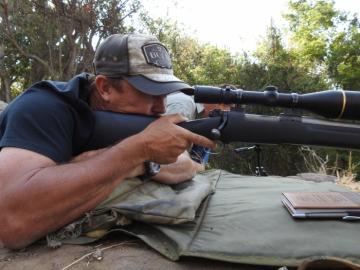 Sighting in a long range rifle