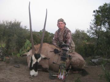 Gemsbok Trophy with a Bow