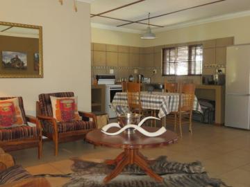 Lounge Area in Bow Hunting Lodge